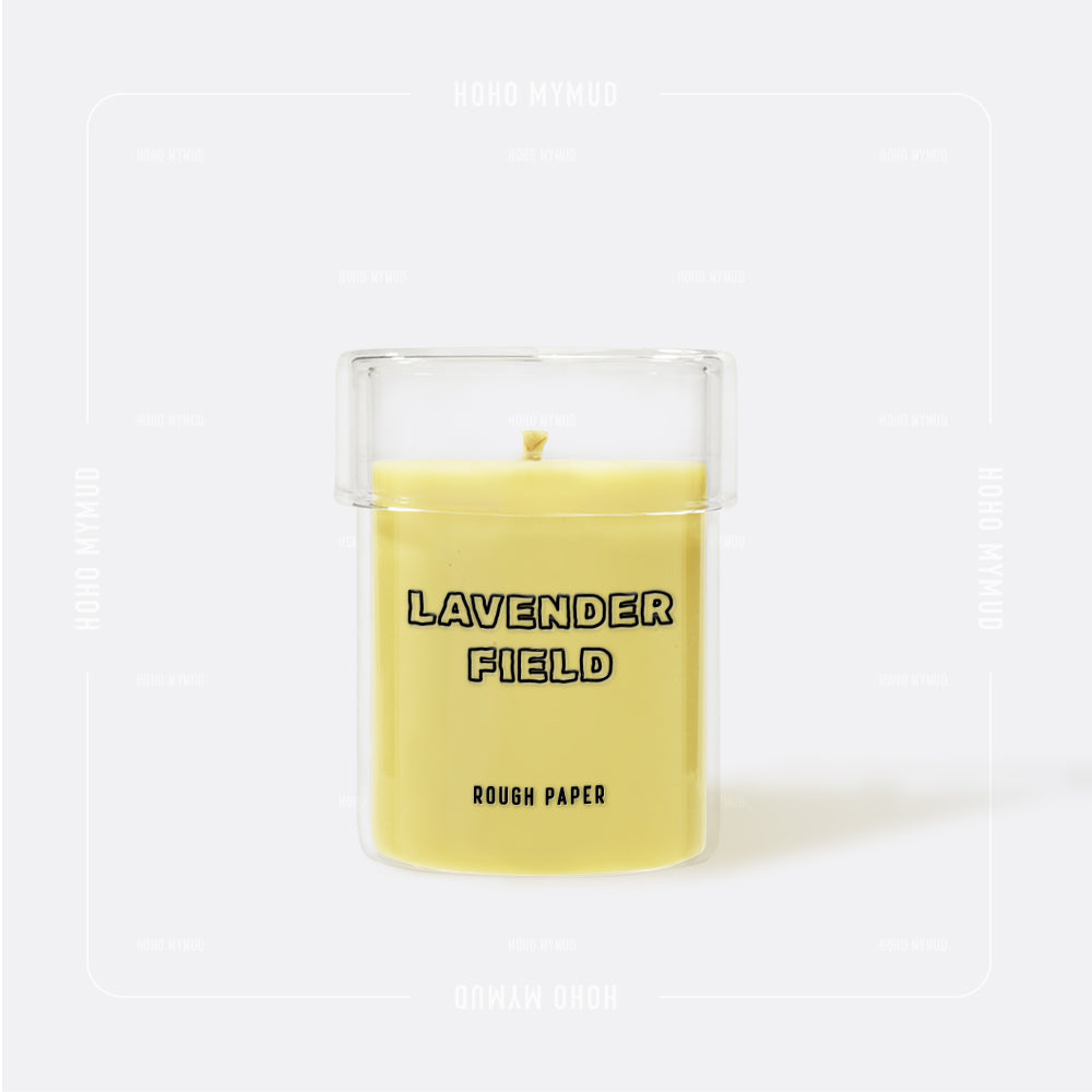 No.18 LAVENDER FIELD|Handcrafted Aromatic Beeswax Candle