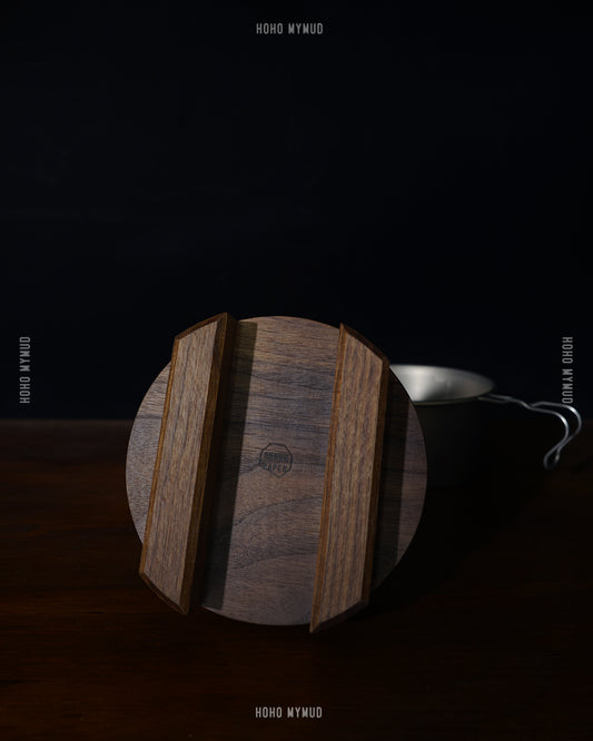 BLACK WALNUT · JAPANESE STYLE WOODEN LID 香港製 · 黑胡桃木 · 釜蓋