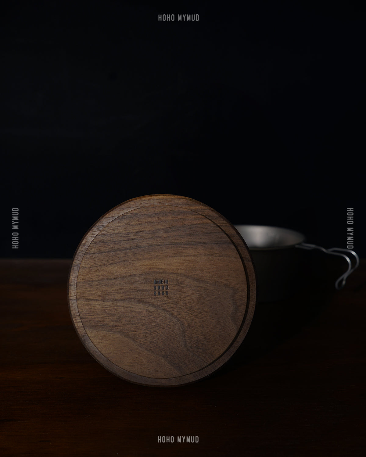 BLACK WALNUT · JAPANESE STYLE WOODEN LID 香港製 · 黑胡桃木 · 釜蓋