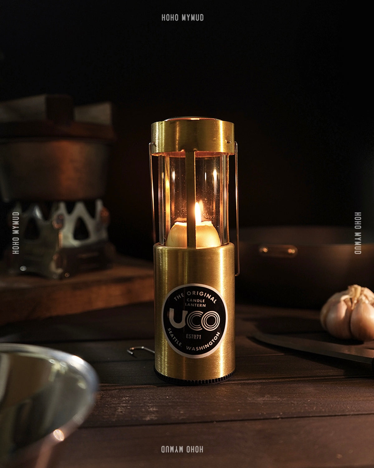 This Month's Offer: UCO CANDLE LANTERN - BRASS Brass Candle Lantern / Mood Light with Storage Bag