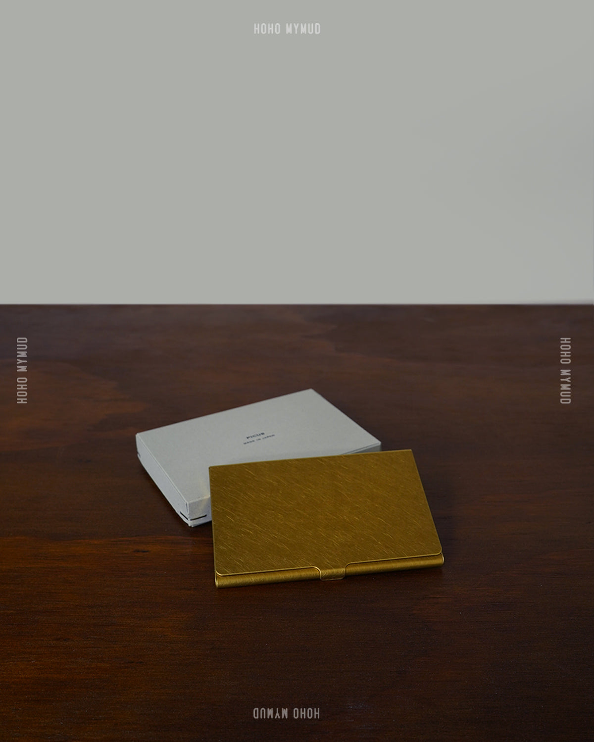 Picus Brass Card Case Made in Japan Brass Business Card / Card Holder