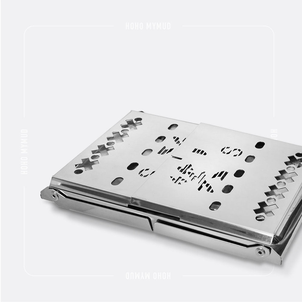 SHO’S B-6 STAINLESS STEEL FOLDING BARBECUE STOVE 笑’s B-6君不鏽鋼燒烤爐 / 4件組合裝