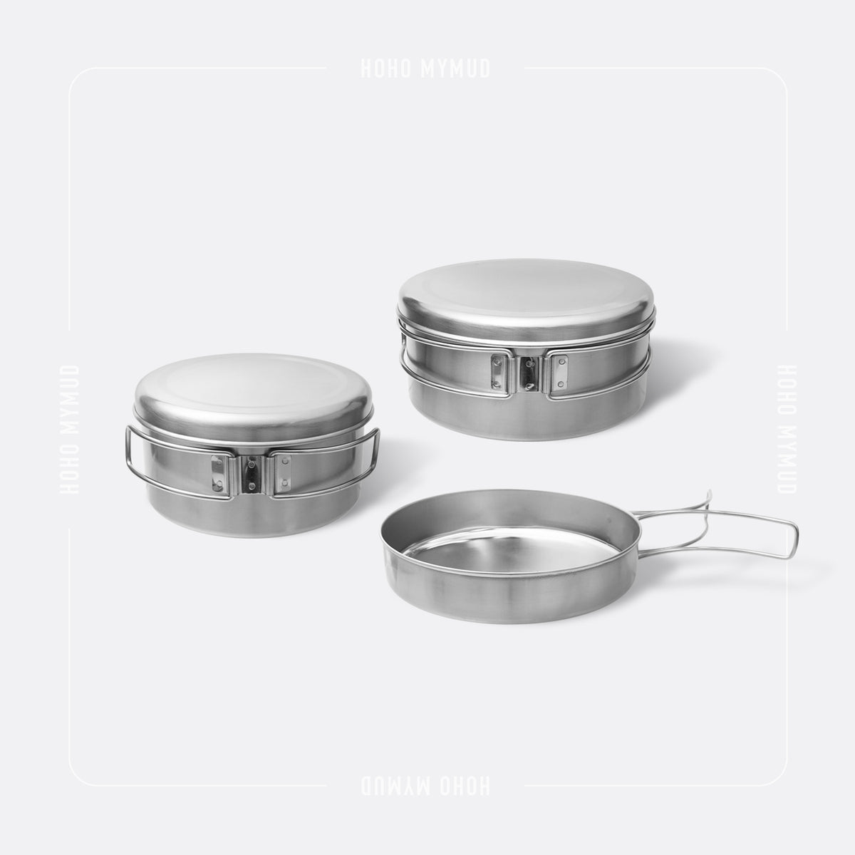BELMONT 5PCS COOKSET WITH CASE 日本製 · 不鏽鋼煮食鍋具套裝