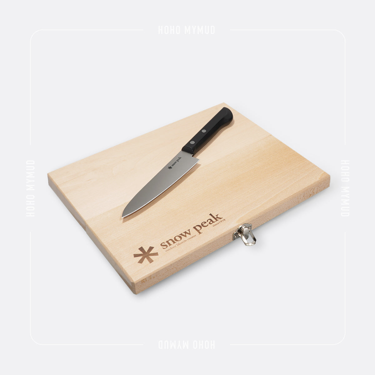 SNOW PEAK CUTTING BOARD M size 砧板連刀具套裝