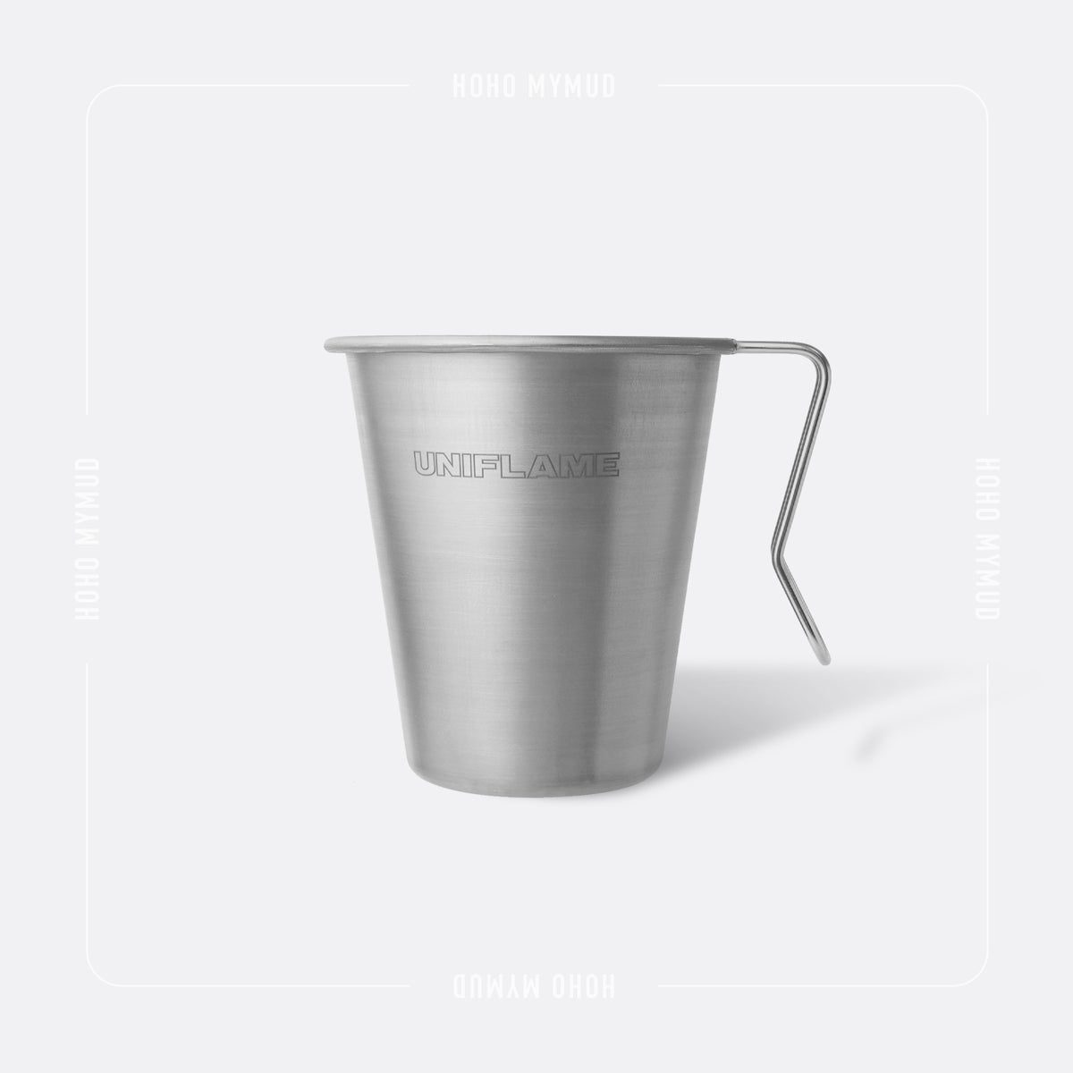 UNIFLAME TITANIUM STACKING MUG / 500ml 可堆疊收納 · 可直火加熱 · 單層鈦杯