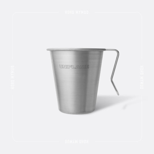 UNIFLAME TITANIUM STACKING MUG / 500ml 可堆疊收納 · 可直火加熱 · 單層鈦杯