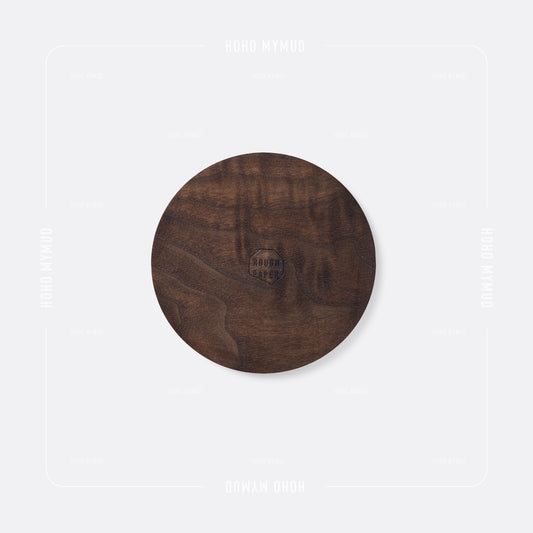 BLACK WALNUT · WOODEN LID FOR SNOW PEAK CUP & MUG 香港製 · 雪峰鈦杯適用 · 黑胡桃木杯蓋