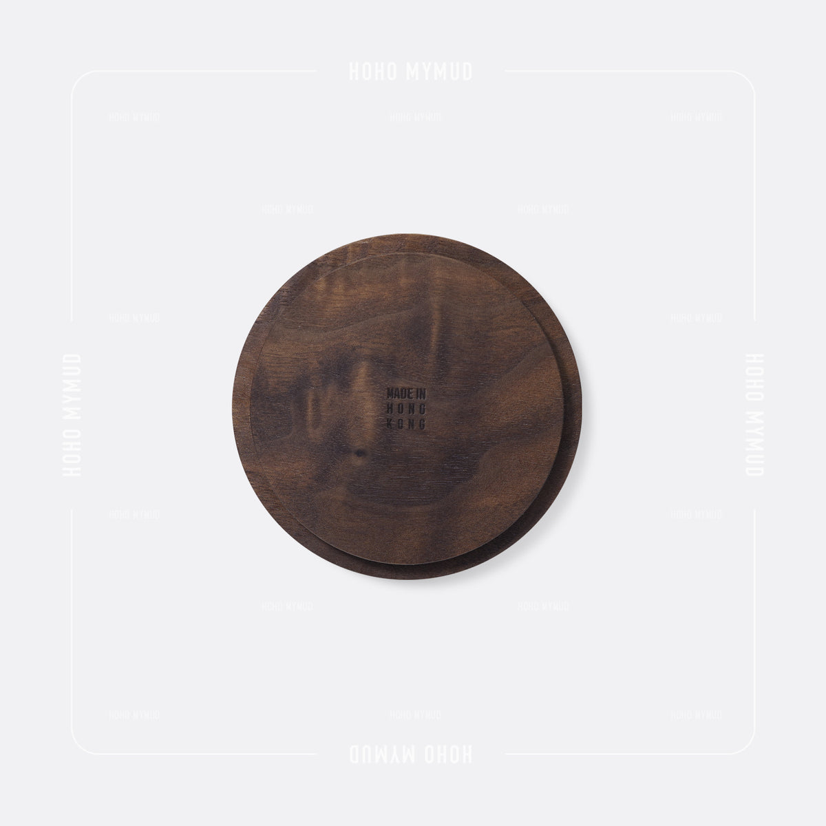 BLACK WALNUT · WOODEN LID FOR SNOW PEAK CUP & MUG 香港製 · 雪峰鈦杯適用 · 黑胡桃木杯蓋