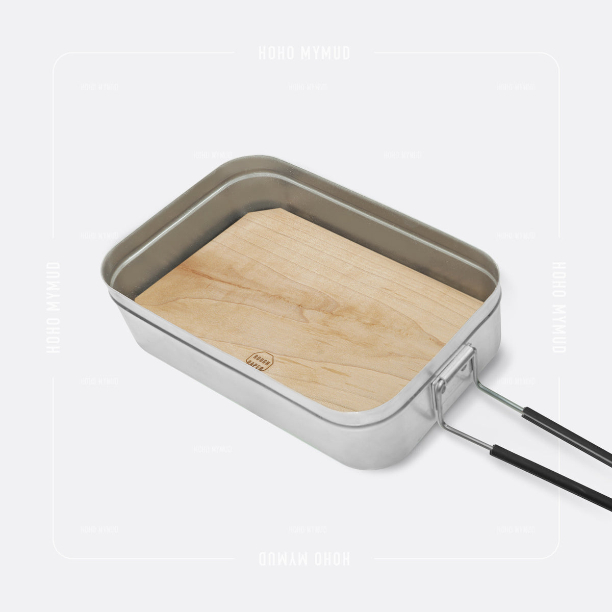 Rough Paper Wooden Cutting Board for Trangia Mess Tin 209 Canadian White Maple Portable Cutting Board