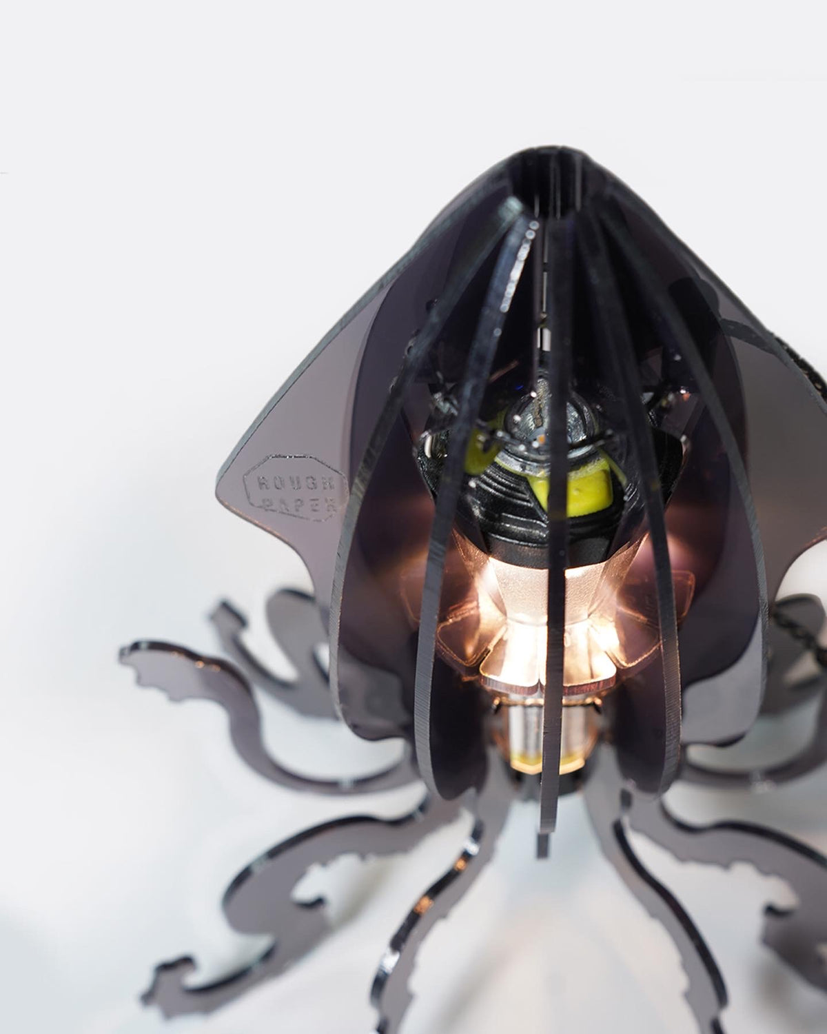ROUGH PAPER GOAL ZERO MIRCO FLASH LANTERN HOOD / Squid 173 香港製 · 魷魚造型 · 壓克力燈罩