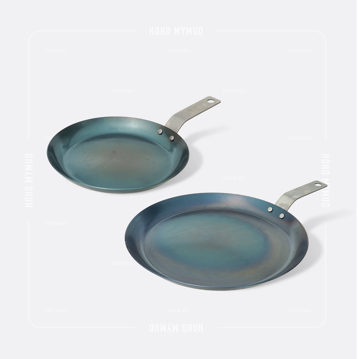 IRON SKILLET PAN 日本製 · 免開鑊 · 淺型平底鐵煎盤 / S · M size