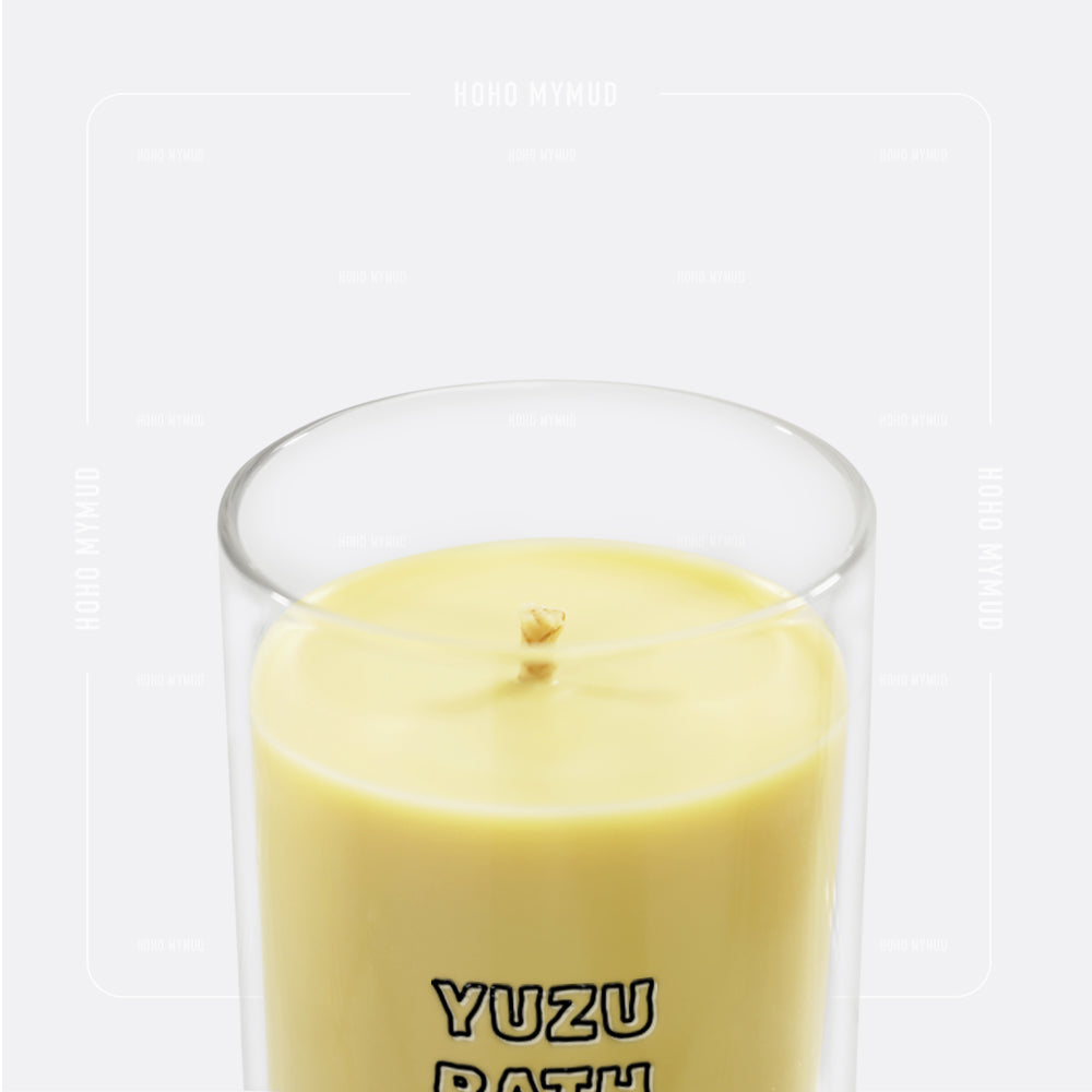 No.5 YUZU BATH Yuzu Forest Bath｜Natural Aromatic Beeswax Candle Handcrafted Aromatic Beeswax Candle