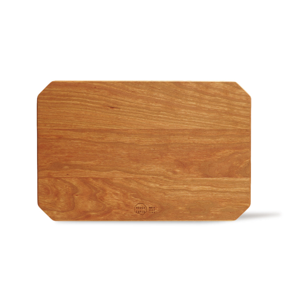 LARGE WOODEN CUTTING & CHARCUTERIE BOARD / Cherry Wood · Face Grain