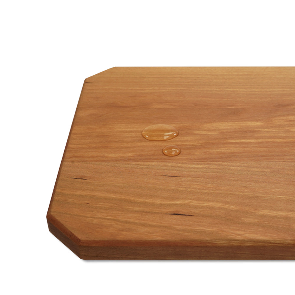 LARGE WOODEN CUTTING & CHARCUTERIE BOARD / Cherry Wood · Face Grain