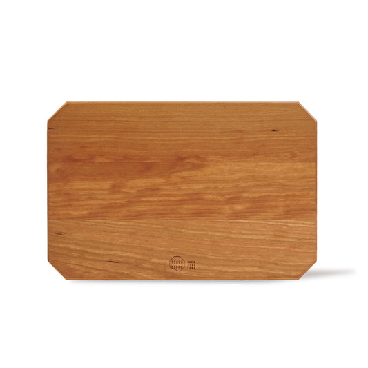 LARGE WOODEN CUTTING & CHARCUTERIE BOARD / Cherry Wood · Face Grain