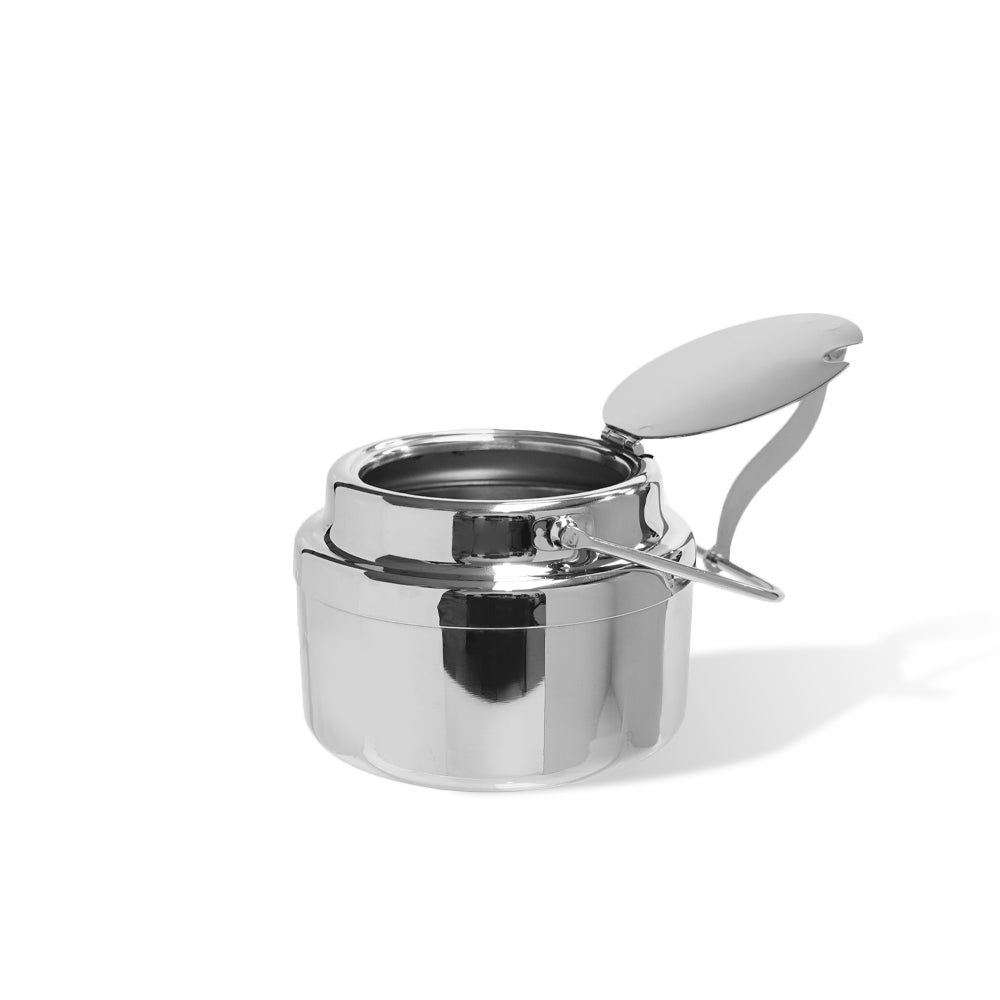 STAINLESS STEEL SUGAR CONTAINER WITH HINGED LID 日本製 · 不鏽鋼翻蓋糖罐