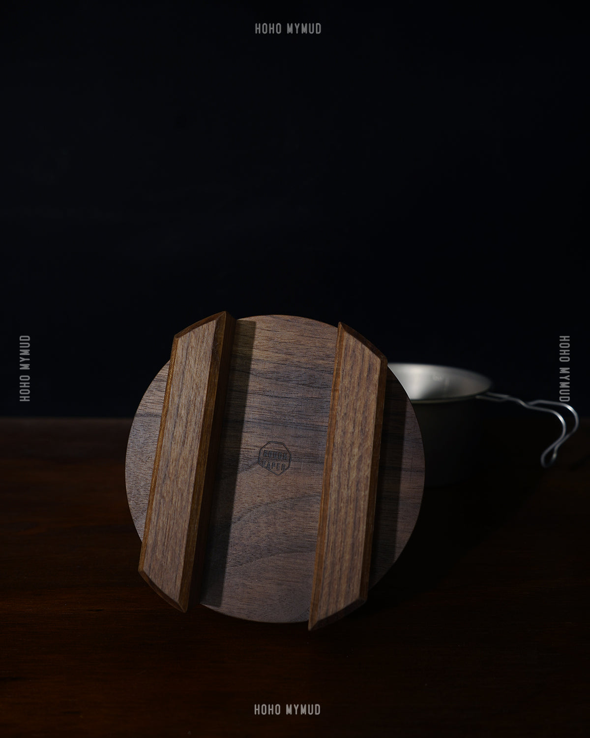 BLACK WALNUT · JAPANESE STYLE WOODEN LID 香港製 · 黑胡桃木 · 釜蓋
