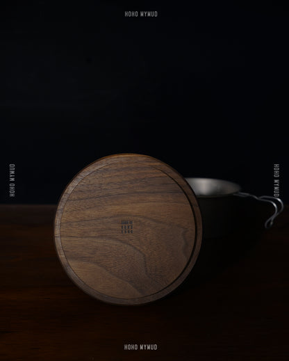 BLACK WALNUT · JAPANESE STYLE WOODEN LID 香港製 · 黑胡桃木 · 釜蓋