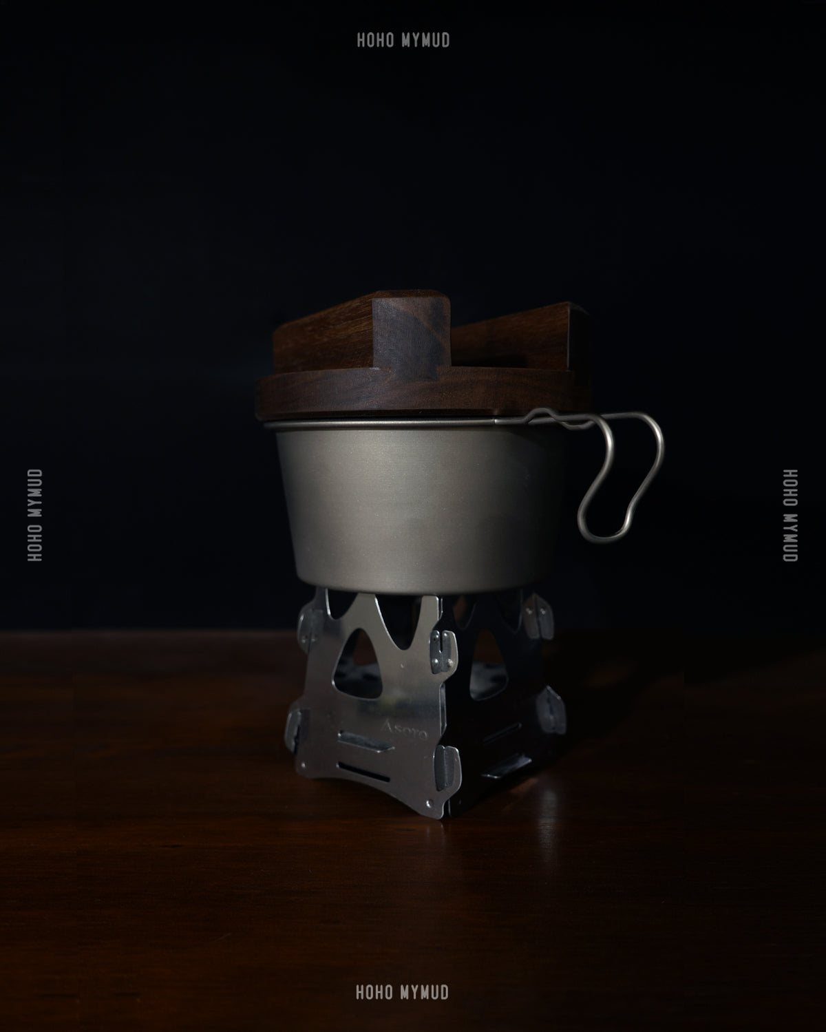 BLACK WALNUT · JAPANESE STYLE WOODEN LID 香港製 · 黑胡桃木 · 釜蓋