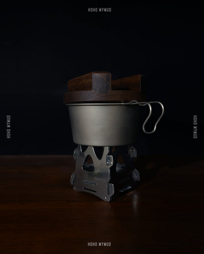 BLACK WALNUT · JAPANESE STYLE WOODEN LID 香港製 · 黑胡桃木 · 釜蓋