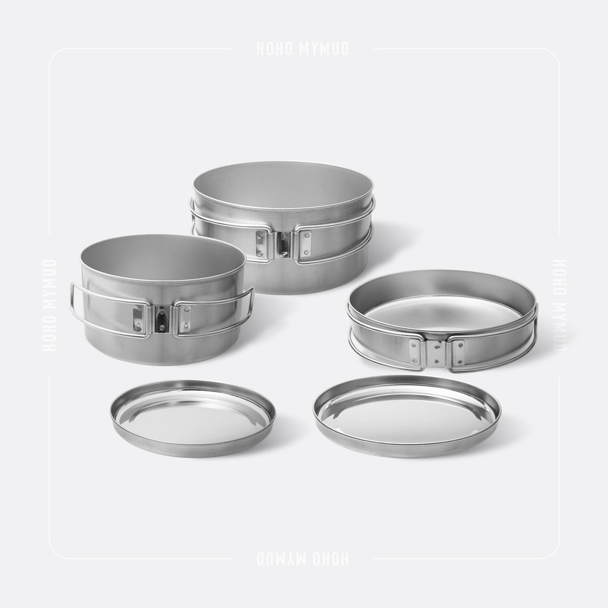 BELMONT 5PCS COOKSET WITH CASE 日本製 · 不鏽鋼煮食鍋具套裝