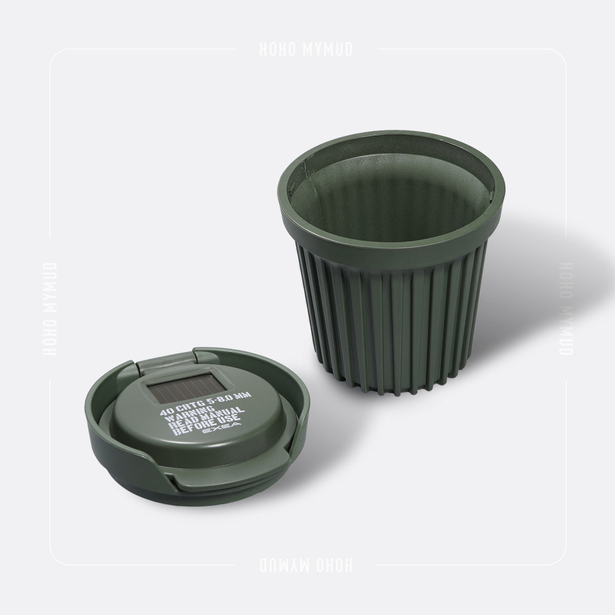 SEIKO Ashtray Mini with Solar-Powered Light / Green Sensor Solar Ashtray