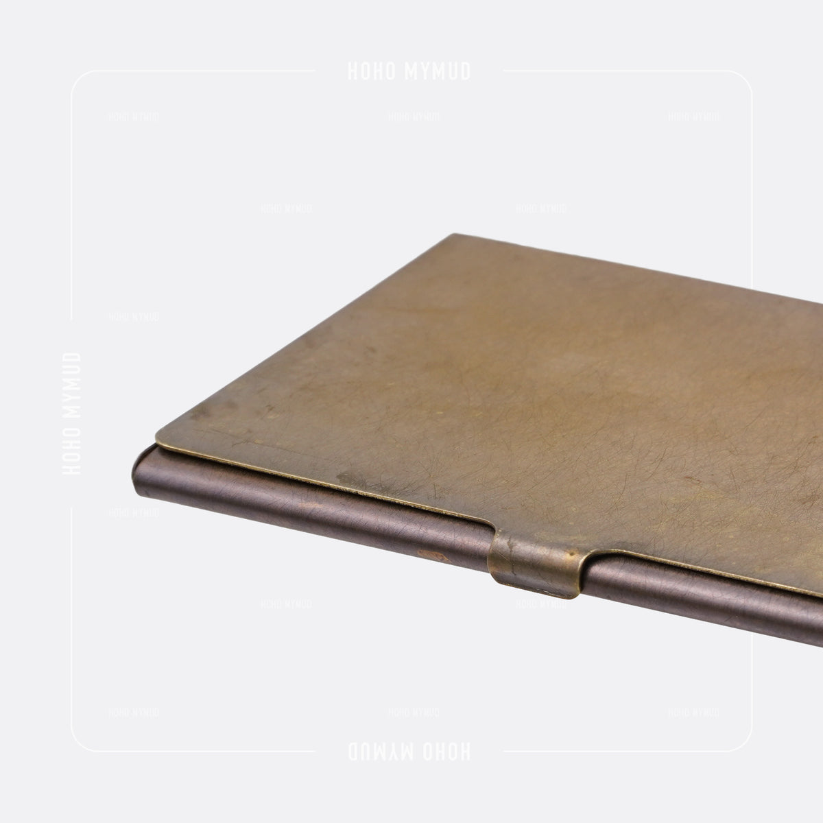 Picus Brass Card Case Made in Japan Brass Business Card / Card Holder