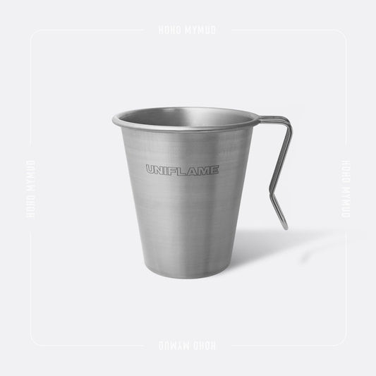 UNIFLAME TITANIUM STACKING MUG / 500ml 可堆疊收納 · 可直火加熱 · 單層鈦杯