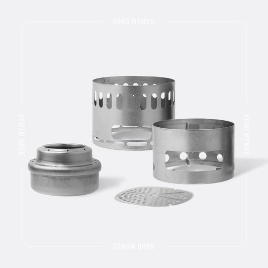 EVERNEW ULTRALIGHT TITANIUM TI DX SET 輕量鈦金屬酒精爐套裝