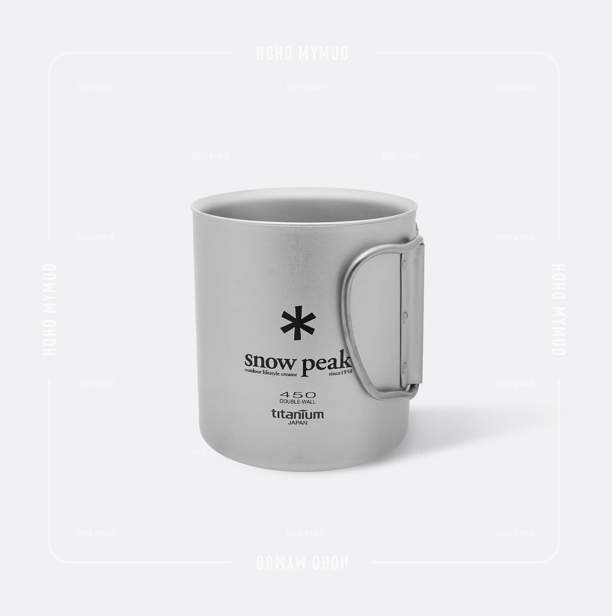 SNOW PEAK TI-DOUBLE 450 MUG 超輕鈦金屬製 · 雙層保溫杯