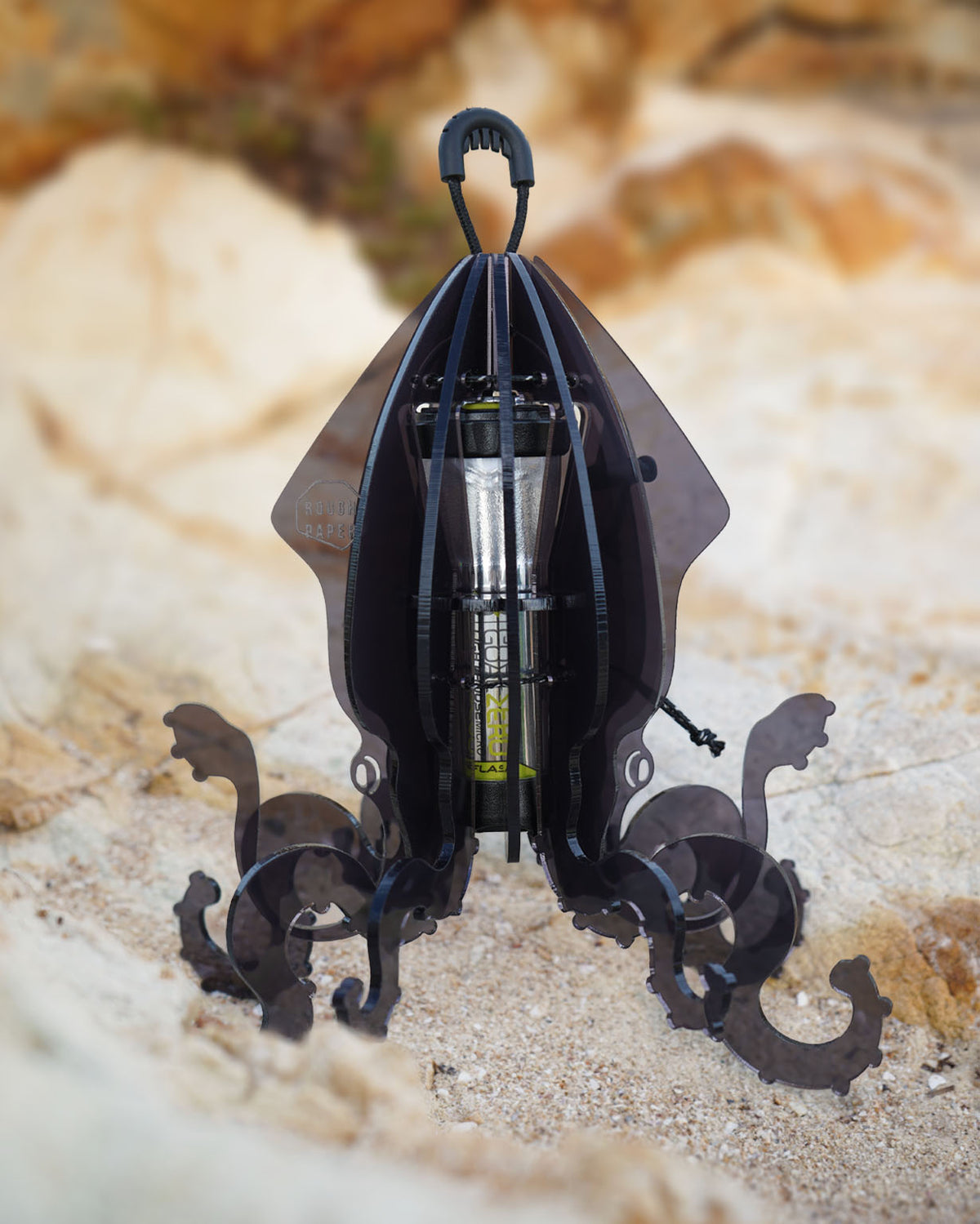 ROUGH PAPER GOAL ZERO MIRCO FLASH LANTERN HOOD / Squid 173 香港製 · 魷魚造型 · 壓克力燈罩