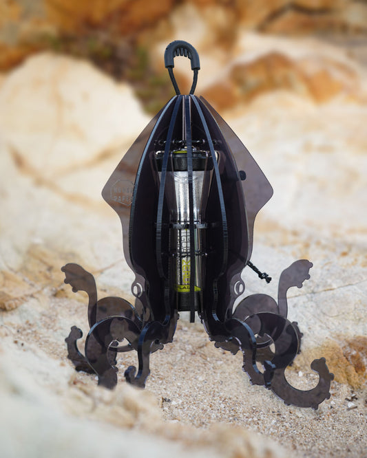 ROUGH PAPER GOAL ZERO MIRCO FLASH LANTERN HOOD / Squid 173 香港製 · 魷魚造型 · 壓克力燈罩