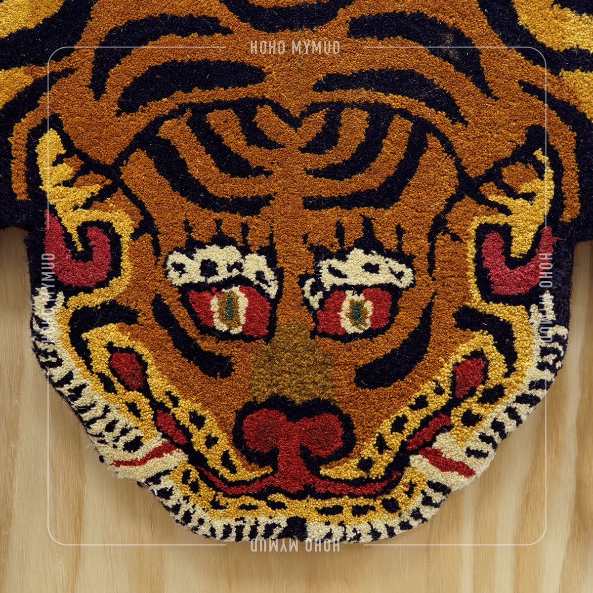 HANDCRAFT TIGER RUG 手工編織西藏老虎羊毛地墊 / Medium size