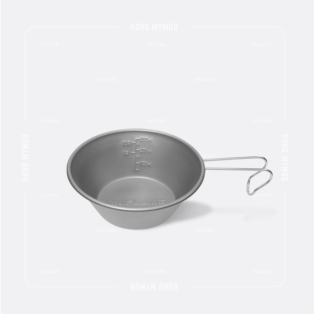 UNIFLAME TITANIUM SERRIA CUP 日本製 · 超輕量鈦金屬登山杯 420ml