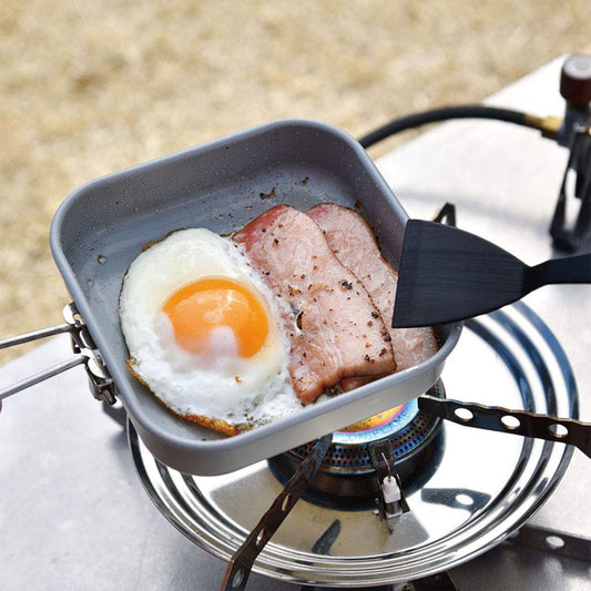 UNIFLAME YAMA COOKER SQUARE 3 日本製 · 輕量 · 煎煮鍋具三件套