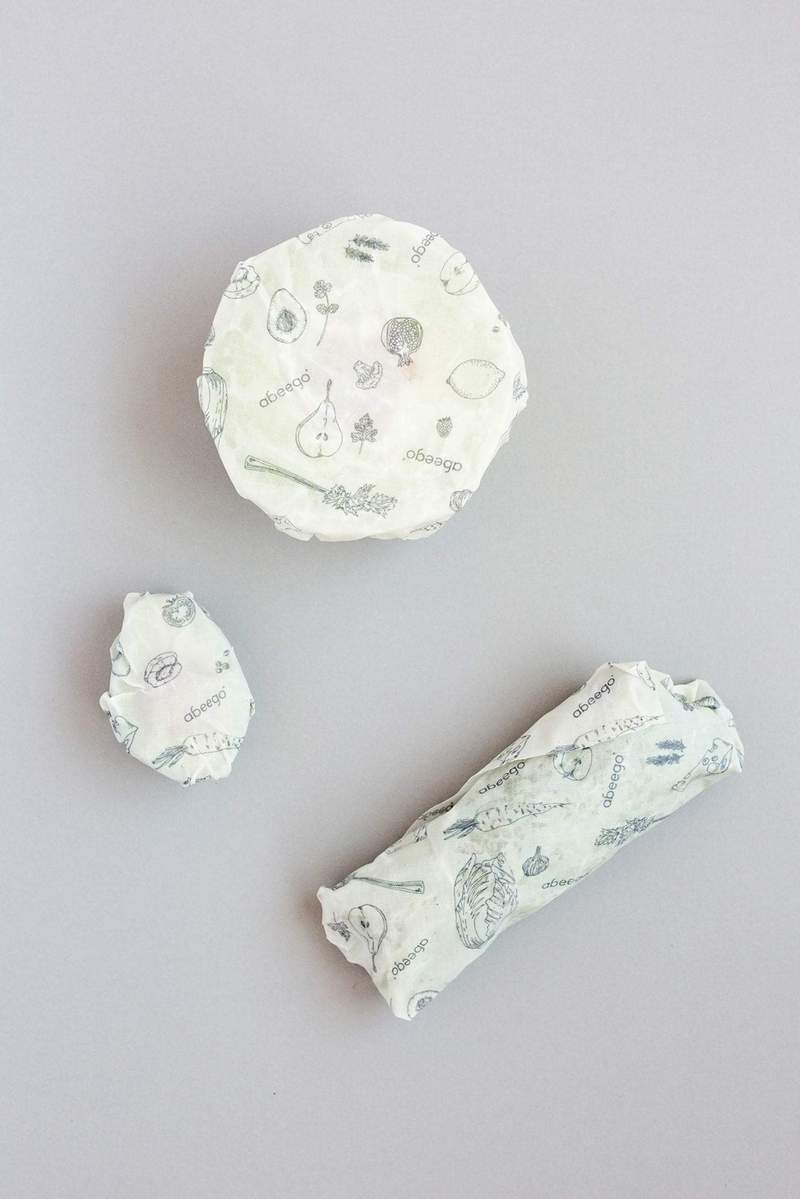 清貨優惠 abeego 3 VARIETY FOOD WRAPS 環保蜜蠟保鮮布