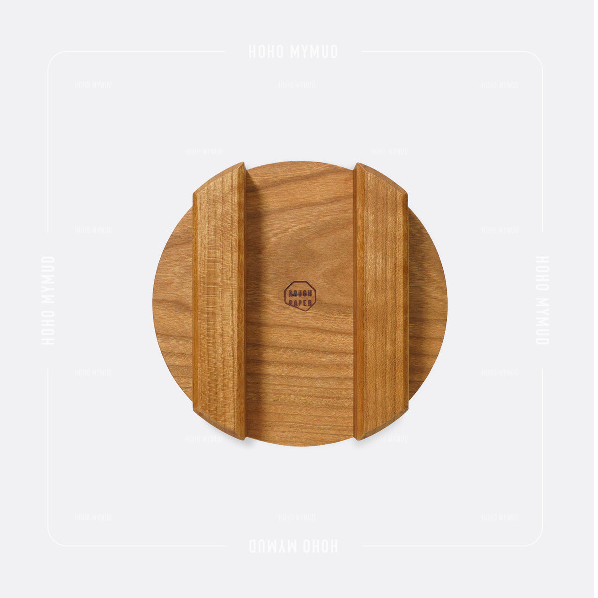 Rough Paper Cherry Wood Lid for Sierra Cup 480 / 600 American Cherry Wood Kettle Lid