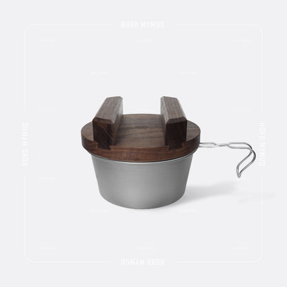 BLACK WALNUT · JAPANESE STYLE WOODEN LID 香港製 · 黑胡桃木 · 釜蓋