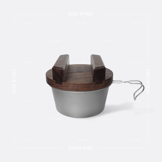 BLACK WALNUT · JAPANESE STYLE WOODEN LID 香港製 · 黑胡桃木 · 釜蓋