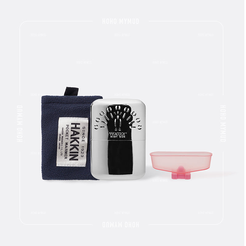 HAKKIN PEACOCK POCKET WARMER 日本製 · 孔雀牌白金懷爐 · 暖蛋 / mini