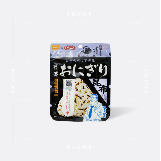 清貨優惠｜買 5 送 1 隨機款｜Onisi 尾西食品脫水三角飯糰 昆布｜嚐味期限 2027/4